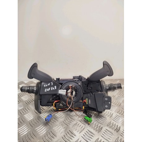 BLOC DE COMMANDE SUR COLONNE DIRECTION RENAULT CLIO 3 1.5 DCI - 8V TURBO 2007