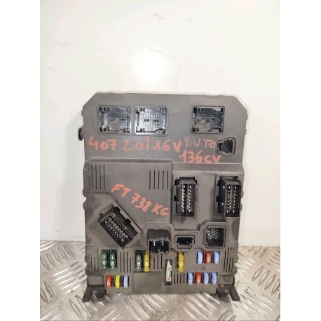 BOITIER BSI PEUGEOT 407 PHASE 1 2.0 INJECTION BSI-S03-00