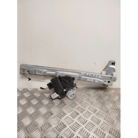 MECANISME+MOTEUR LEVE-GLACE AV G PEUGEOT 308-1 1.6HDI 2009