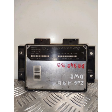 CALCULATEUR MOTEUR PEUGEOT 206 	XRPRE/XT 1.9D 2002