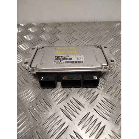 CALCULATEUR MOTEUR PEUGEOT 206 CC 1.6I - 16V 2002